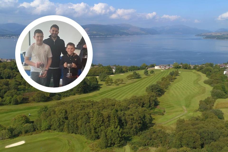Celtic star Greg Taylor pays surprise visit to Gourock Golf Club for prize giving <i>(Image: Gourock Golf Club)</i>