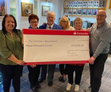 Golf club hit the target following a successful year of fundraising