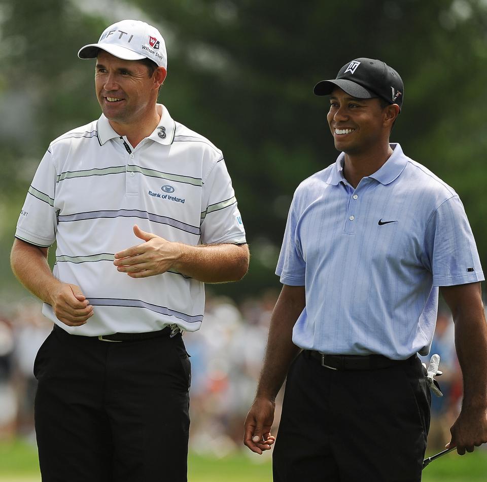 Woods and Harrington's careers have intertwined over the last three decades and the pair could meet again in 2026