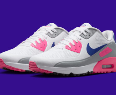 Nike Brings The Golf Build To The OG Air Max 90 “Laser Pink”