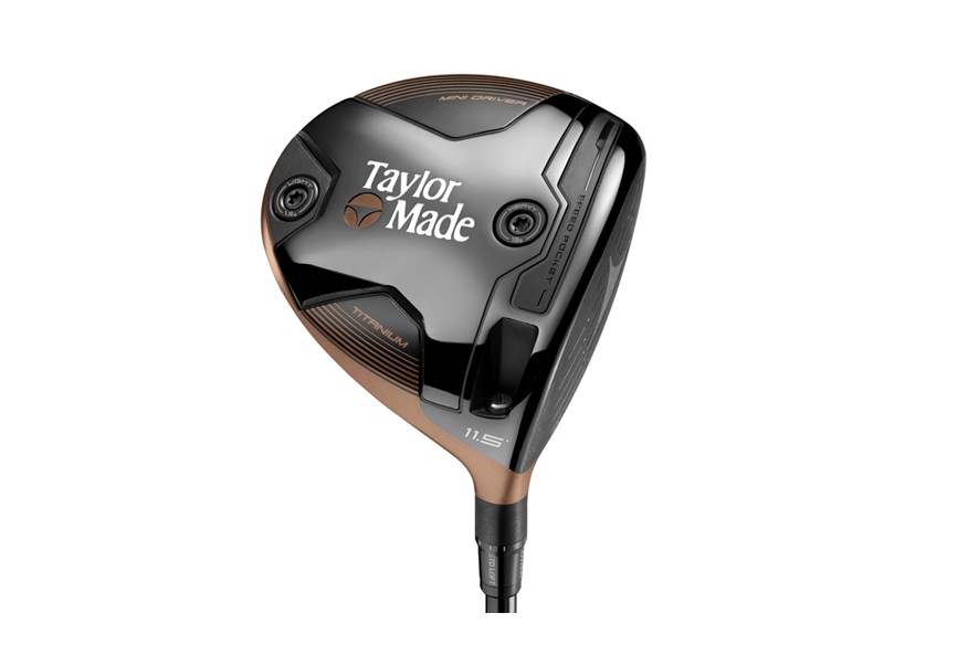 The shape and detail of the TaylorMade BRNR Mini Copper Driver
