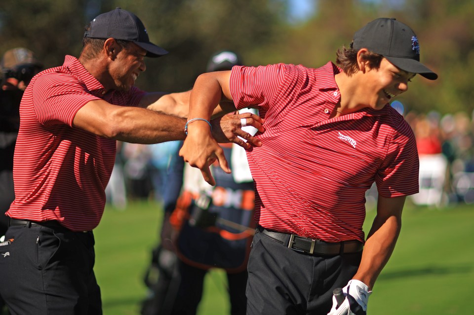 Charlie - who has one of the most famous dads in all of sports - had a moment to savour on Sunday