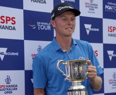 Libby's Ryggs Johnston wins first pro title at ISPS HANDA Australian Open