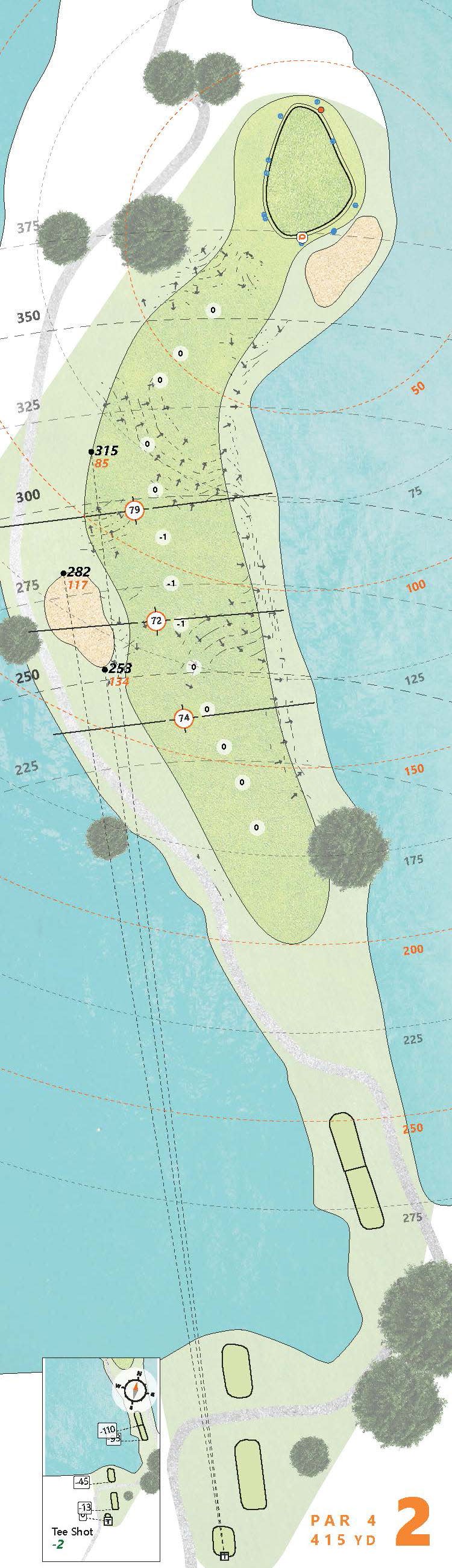 The PuttView yardage book for Sea Island Golf Club’s Seaside Course, site of The RSM Classic on the PGA Tour (Courtesy of PuttView)