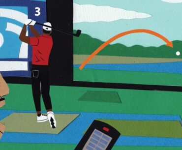 Tiger Woods Wants You to Watch Him Hit Balls Into a Big Screen