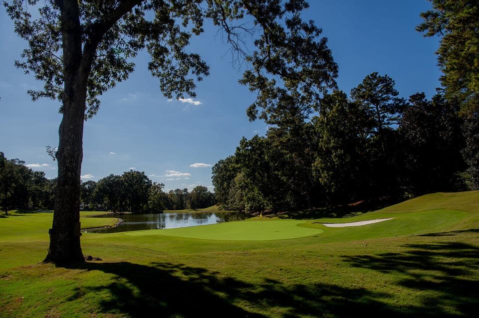 No. 18 of Atlanta Country club after the recent renovation by Beau Welling (Courtesy of PGA Tour)