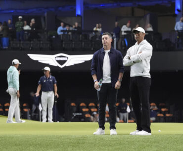 Indoor golf league created by Tiger Woods and Rory McIlroy has a loud, swift debut match