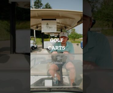 An etiquette lesson you didn't know you needed. Golf Cart Etiquette 101 🗒️ #publicgolf #golfcourse