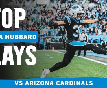 Chuba Hubbards TOP PLAYS from 152-yard game vs Arizona Cardinals | Carolina Panthers