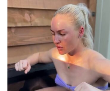 Golf Star Charley Hull Shows Off Her Amazing Figure in a 'Bra-less' Ice Bath