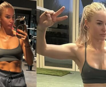 LPGA Tour Star Charley Hull Goes Viral For Christmas Workout