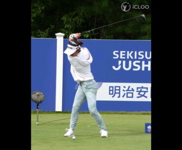 Jenny Shin overcame her physical shortcomings with a big swing arc.