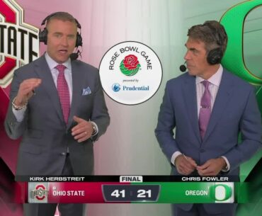 Kirk Herbstreit says Ohio State ‘dominated' Oregon up front at Rose Bowl | College Football Playoff