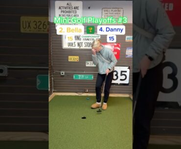 Hole 7, 2. Bella vs 4. Danny | CHAMPIONSHIP MATCH #minigolf