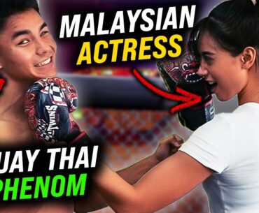 Teen Muay Thai PRODIGY vs. Malaysian ACTRESS | Johan Ghazali's INSANE Routine