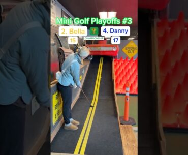 Hole 8, 2. Bella vs 4. Danny | CHAMPIONSHIP MATCH #minigolf