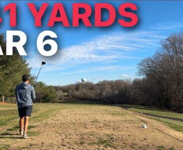 I Played The LONGEST Golf Hole In America  (Meadows Farms Golf Course, Hole 12)