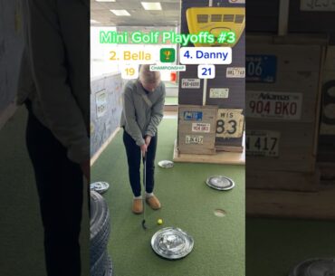Hole 10, 2. Bella vs 4. Danny | CHAMPIONSHIP MATCH #minigolf