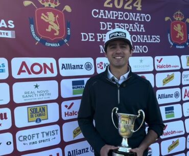Campeonato de España RFEG de Profesionales 2024 - Javier Sainz, campeon