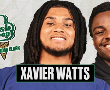 Xavier Watts On Rise To Stardom at Notre Dame, Louisville Rematch & Shane Gillis Locker Room Speech