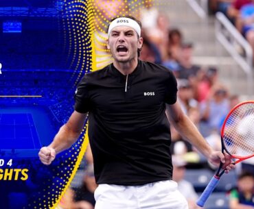 Casper Ruud vs. Taylor Fritz Highlights | 2024 US Open Round 4