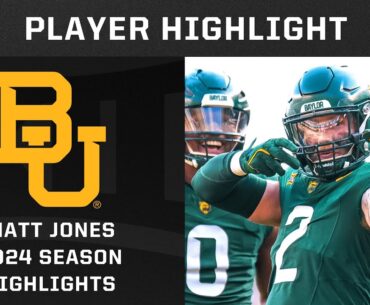 Matt Jones 2024 Regular Season Highlights | 2024 Big 12 Football