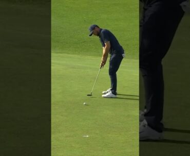 Alex Fitzpatrick birdies the last during the 2023 #dunhilllinks