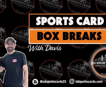 SD SPORTS CARDS: 12.19.24 PRIZM FOOTBALL + MORE W/DAVIS!!!! #boxbreak #sportscards #liveboxbreaks