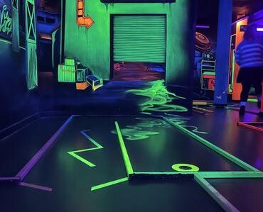 Mainz 3D mini golf course sheds blacklight on a classic pastime