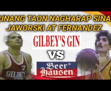 4TH QUARTER Gilbey's Gin Tonics vs Beer Hausen 1985 PBA All-Filipino Semifinals