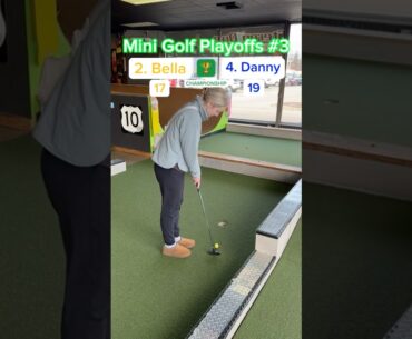 Hole 9, 2. Bella vs 4. Danny | CHAMPIONSHIP MATCH #minigolf
