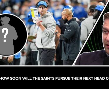 How soon will the Saints pursue their next head coach?