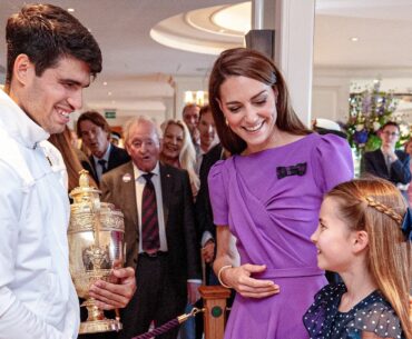 Carlos Alcaraz meets HRH The Princess of Wales | Wimbledon Final 2024
