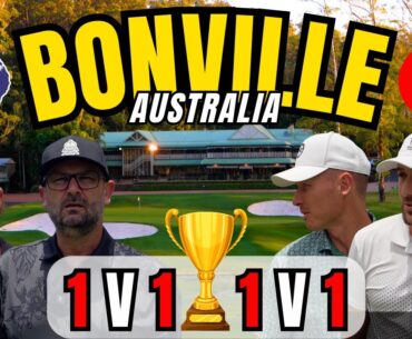 Australia's Best Golf Course BONVILLE Back 9 1v1v1v1 Who Will Win? 🏆