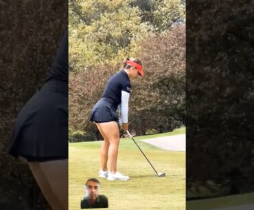 The Lady golfer #golf #golfswing #golfer #golflife #golftips #waitforit #shorts #trending #sports