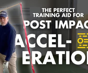 How to Generate Speed THROUGH Your Golf Ball - DIY training aid to help you get there!
