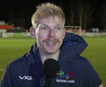 Ben Taylor Post Match Interview | Poole Town vs Bracknell Town