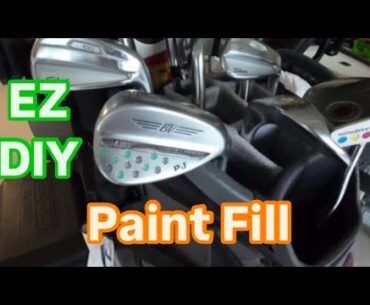 DIY Golf Club Paint Fill - Customize with Color
