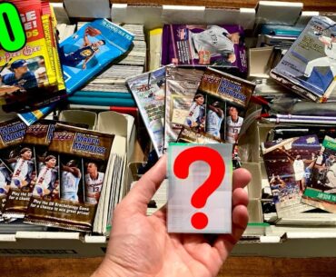 LOADED BOX OF SPORTS CARDS PACKS FOUND AT GOODWILL!