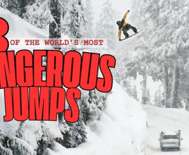 3 Famous n Dangerous Snowboard Jumps: --- Forum Step Down | Hurley Road Gap | Baker Road gap