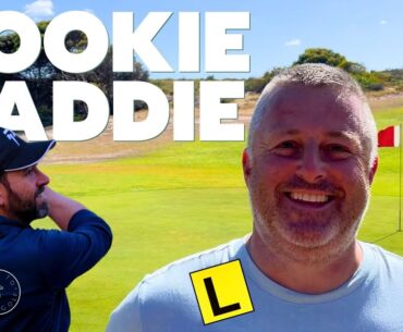 Playing Lancelin with a non-golfer caddie!