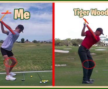 My Golf Swing Analysis Compared to Tiger Woods