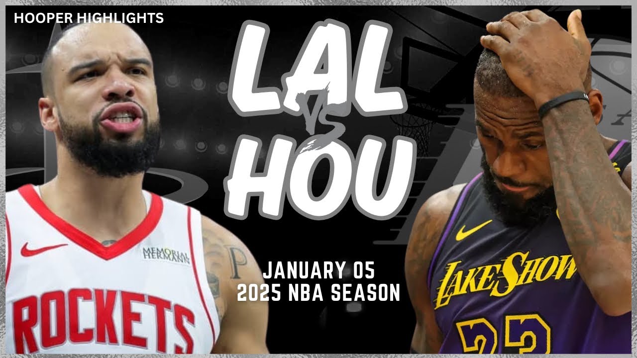 Los Angeles Lakers vs Houston Rockets Full Game Highlights | Jan 5 ...