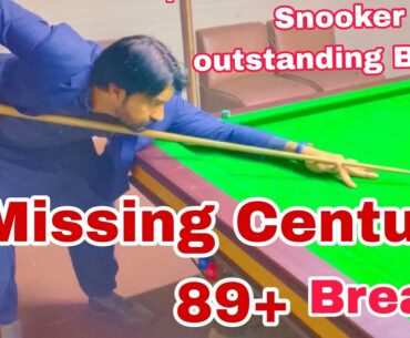 Snooker Century Players | Missing Century 89+ | Malik Umar Nawaz | @MSFsnooker Beautiful Snooker