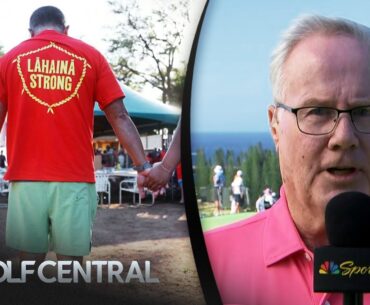 Maui recovery effort 'well on the way' amid The Sentry at Kapalua | Golf Central | Golf Channel