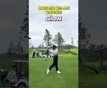 군산CC!! 배용준 프로 드라이버 스윙 슬로우 모션