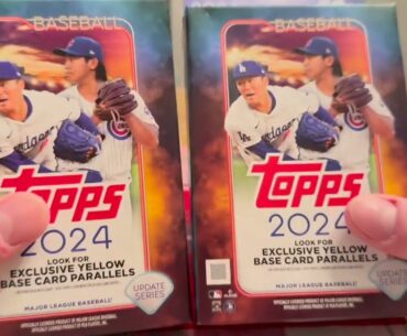 Are Hangers Bangers!? 2024 Topps Update Hanger Boxes! Relic time!
