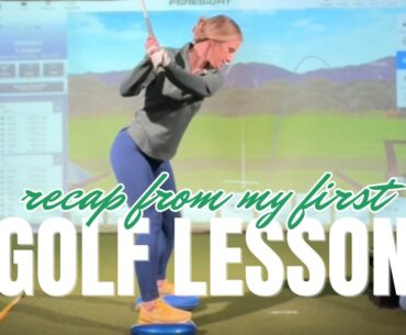 I Survived My First Golf Lesson as a Beginner Golfer