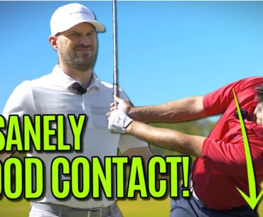 Left Shoulder At The Ball For Insanely Good Contact Ft. Tom Saguto (THROWBACK)