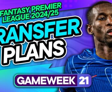 MY FIRST FPL GW21 TRANSFER PLANS ♻️ Jackson OUT? Red Arrow 🔻 | Fantasy Premier League Tips 2024/25